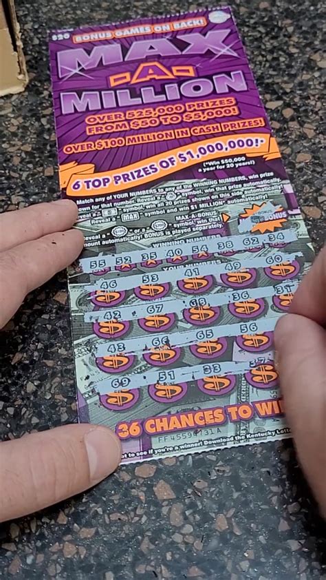 scratch tickets idaho|Max A Million .